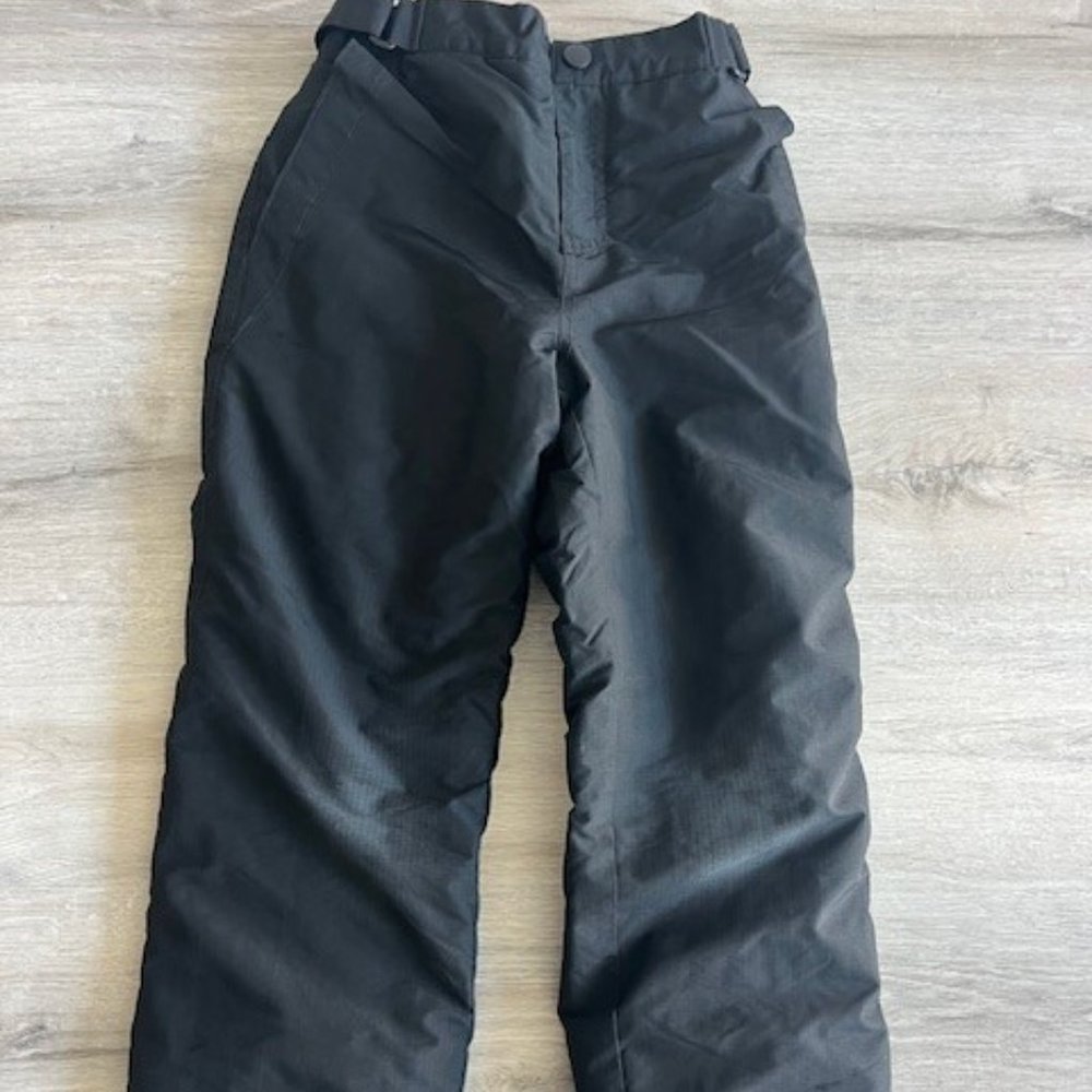 Black kids ski pants